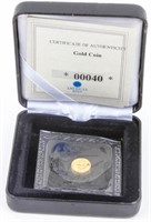 Coin 2016 Gold Panda 1 Gram Proof
