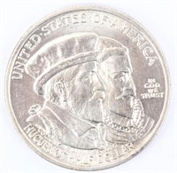 Coin 1924 Huguenot Commemorative Half BU