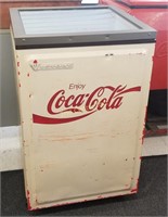 Clear Top Coca Cola Commercial Store Cooler