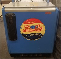 Vintage Pepsi Commercial Store Cooler
