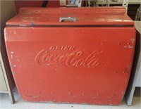 Vintage Coca Cola Commercial Store Cooler