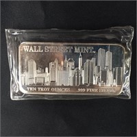 10oz Wall Street Mint Bar