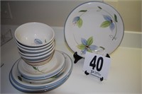 Misc. Plates & Bowls (Some with Chips)