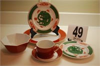 6 Piece Place Setting (Fitz & Floyd): 10" Plate,