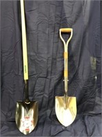 SHOVELS, TEO COMMEMORATIVE FROM VFW AND FIRST