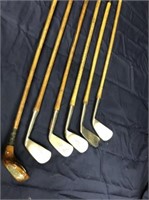 GOLF CLUBS, LOT OF (6), INCLUDING ROBERT SMITH