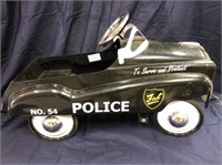 PEDAL CAR, "POLICE #54", INSTEP