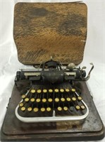 TYPEWRITER, BLICKENSDERFER, WOOD CASE, STAMNFORD