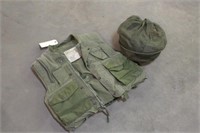 Body Armor Vest Size Medium & Mosquito Net