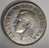 1948 CANADA 50 CENTS  AU