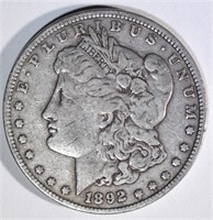 1892 MORGAN DOLLAR FINE