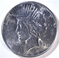 1927-S PEACE DOLLAR CHBU