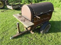 Charcoal cooker on transport
