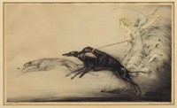 LOUIS ICART ETCHING, "UNIQUE VARIATIONS OF SPEED"