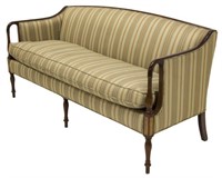 SHERATON STYLE UPHOLSTERED DOWN FILLED SOFA