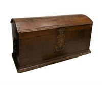 ANTIQUE FRENCH OAK DOVETAILED STORAGE CHEST