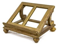 ITALIAN CARVED GILTWOOD BOOKSTAND