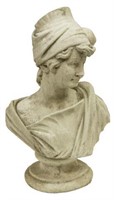 CAST STONE BUST OF A LADY