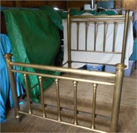 Antique Brass Full Size Bed Frame