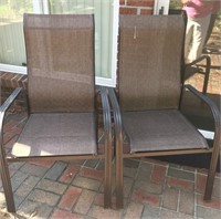 (2) OUTDOOR CHAIRS