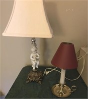 (2) SMALL LAMPS
