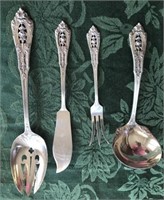 (4) STERLING SERVING PIECES