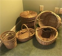 GROUP OF MISCELLANEOUS BASKETS
