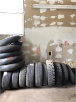 25 New & slightly used assorted tires