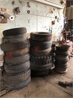 Used tires w/ misc rims