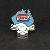 Ampol trial car badge
