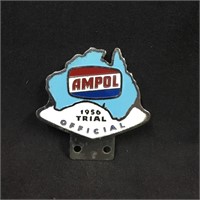 Ampol trial  car badge
