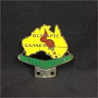 Olympic games Melbourne car badge