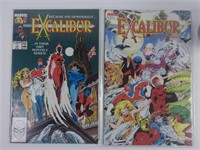 2 comics Excalibur, #1 et The Sword is Drawn