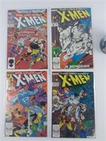 4 comics X-Men, 1987, #225,#228,#231,#235