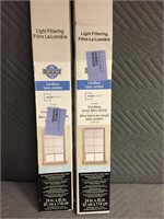 2- 24"x45" Mini Blinds