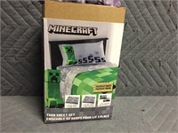 Twin Minecraft Sheet Set