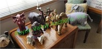 Elephant  figurine collection