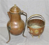 2 pcs Antique Copperware