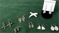 Sterling Silver Earrings And Pendants (15)