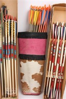 Large lot of Arrows & Single Quiver