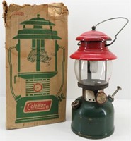 COLEMAN 1951 Red & Green Single Mantle Lantern
