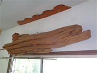Large Driftwood over Door and on Floor,