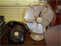 Rotary Dial Phone and G E Fan