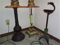 2 Stand Tables and Ashtray