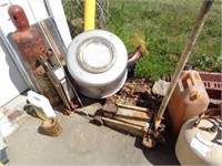 Scrap & Hydraulic Jacks on South Side of Driveway