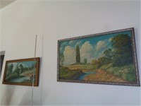2 Oil on Board Paintings by Will F Wright