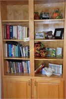 Books, picture frames, figurines
