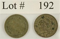 Lot #192 - 1879/1881 3 Cent Nickel