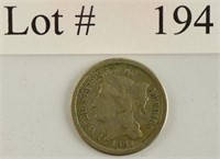 Lot #194 - 1882 3 Cent Nickel