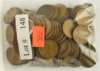 Lot #148 - 1 Pound of Lincoln Wheat Cents -